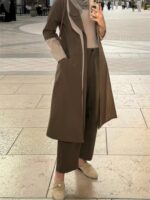 Two-tone coat