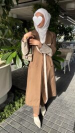 Two-tone coat - Image 4
