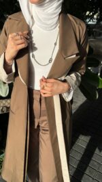 Two-tone coat - Image 2
