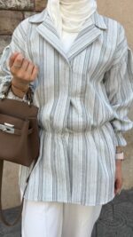 striped jacket - Image 3